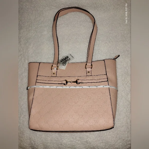(UNBRANDED) PALE MAUVE MEDIUM TOTE - Picture 3 of 11